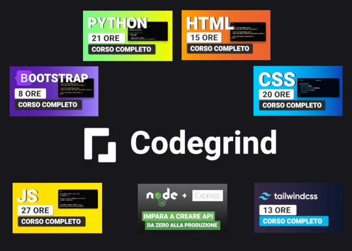 [DOWNLOAD] Tutti i Corsi | CodeGrind