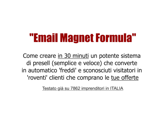 [DOWNLOAD] Email Magnet Formula | Valerio Conti
