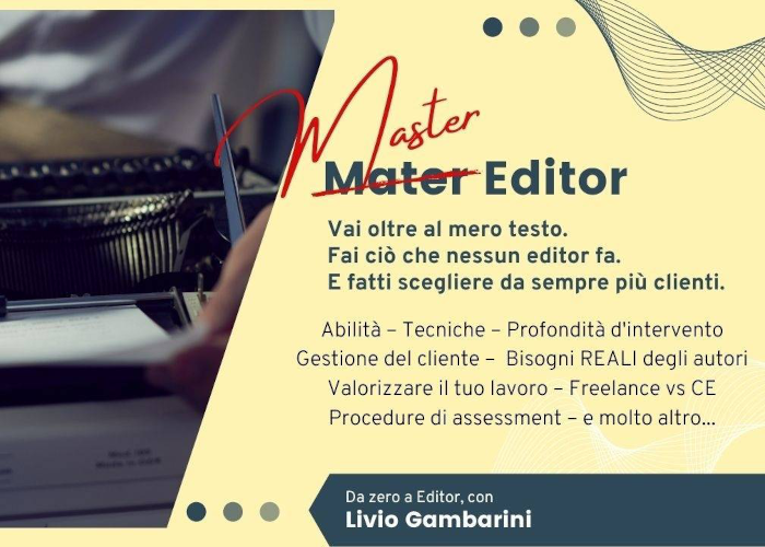 [DOWNLOAD] Master Editor | Livio Gambarini