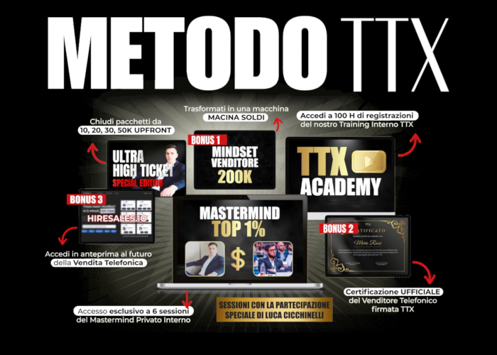 [DOWNLOAD] Il Metodo TTX© | Luca Cicchinelli