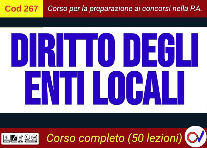 [DOWNLOAD] Diritto degli Enti Locali (Cod267) | Omniavis