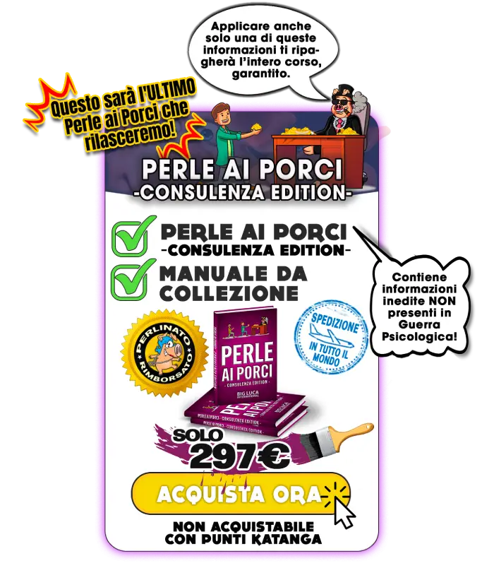 [DOWNLOAD] Perle ai porci consulenza edition | Big Luca