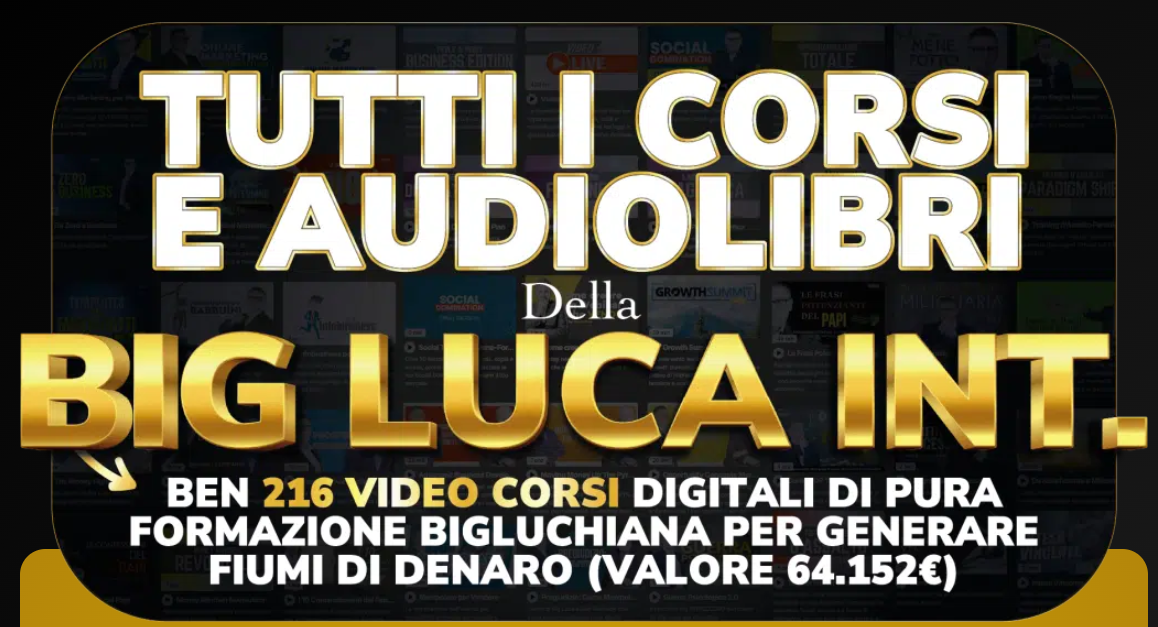 [DOWNLOAD] Accademia Bigluchiana TUTTI I CORSI | Big Luca