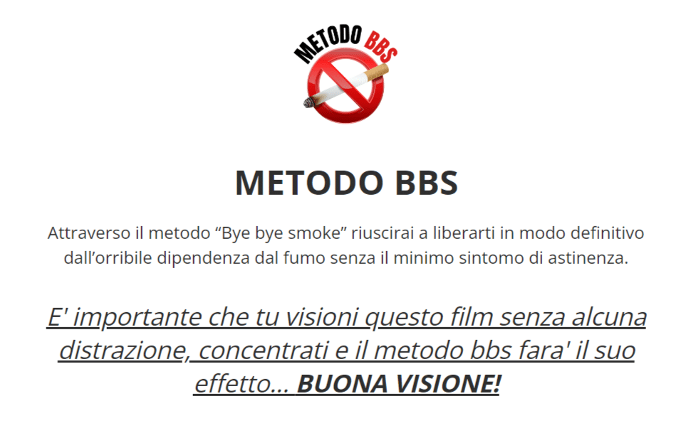 [DOWNLOAD] Come smettere di fumare | Metodo bye bye smoke